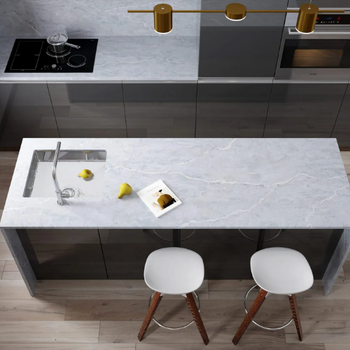 PentalQuartz Countertop, Island, Backsplash (Vezzano)