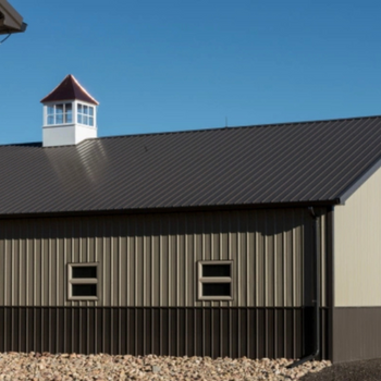 ABC Metal Roofing Imperial Rib (Colors Burnished Slate, Clay)