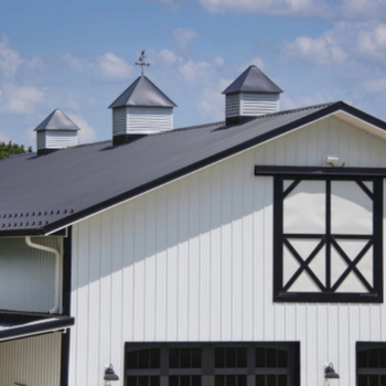 ABC Metal Roofing Imperial Rib (Color True Black)