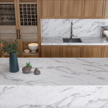 PentalQuartz Countertop, Backsplash (Amarcord)