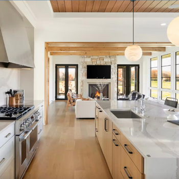 Cambria Backsplash, Countertop, Island (Brittanicca Warm)