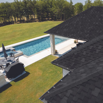 IKO Designer Armourshake Shingle (Color Shadow Black)