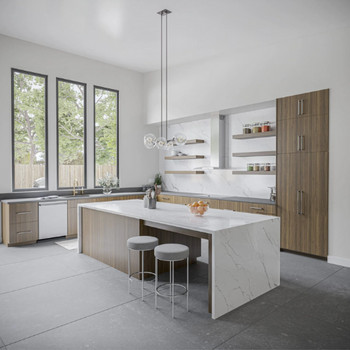 PentalQuartz Island, Backsplash (Lux Aurum)