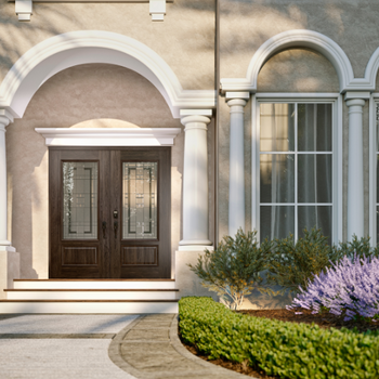 JELD-WEN Exterior Traditional (Cherry Espresso)