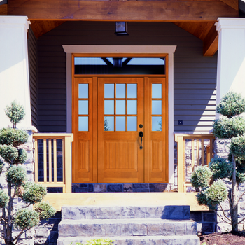 Simpson 7224 Bungalow, Clear Glass, Profile Ovolo Sticking (Fir)