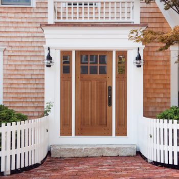 Simpson 77662 Nantucket, Clear Glass, Profile Ovolo Sticking (Fir)