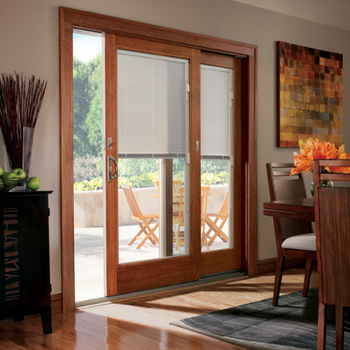 Andersen 400 Series Frenchwood Gliding Door (Oak)