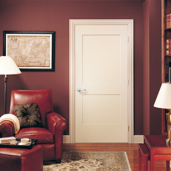 Jeld-Wen Molded Wood Composite Interior Door_ Monroe Smooth All Panel (Brilliant White) 