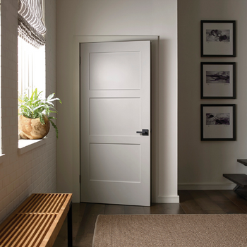Jeld-Wen Molded Wood Composite Interior Door_ Birkdale™ All Panel (Brilliant White) 